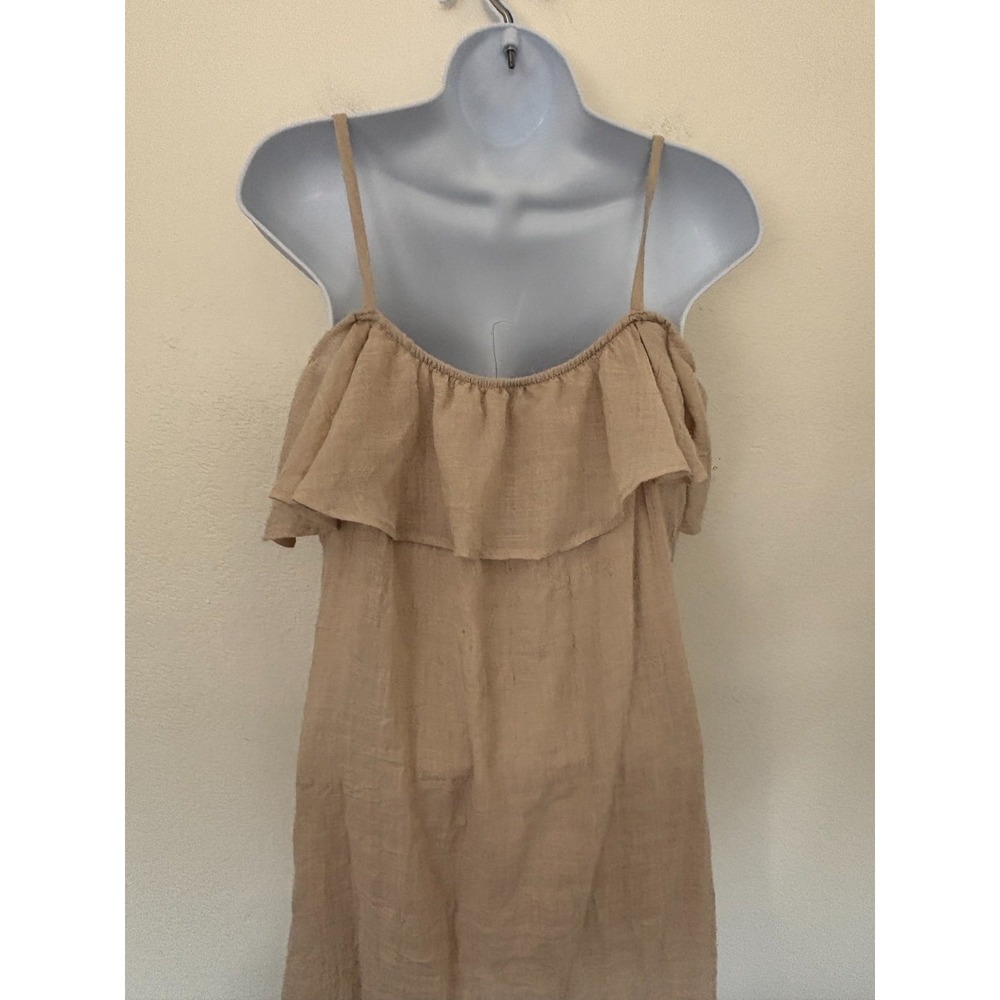 Jody California Ruffle Dress Medium Crinkle Gauze Cottage Boho Romantic Fairy - Picture 10 of 15